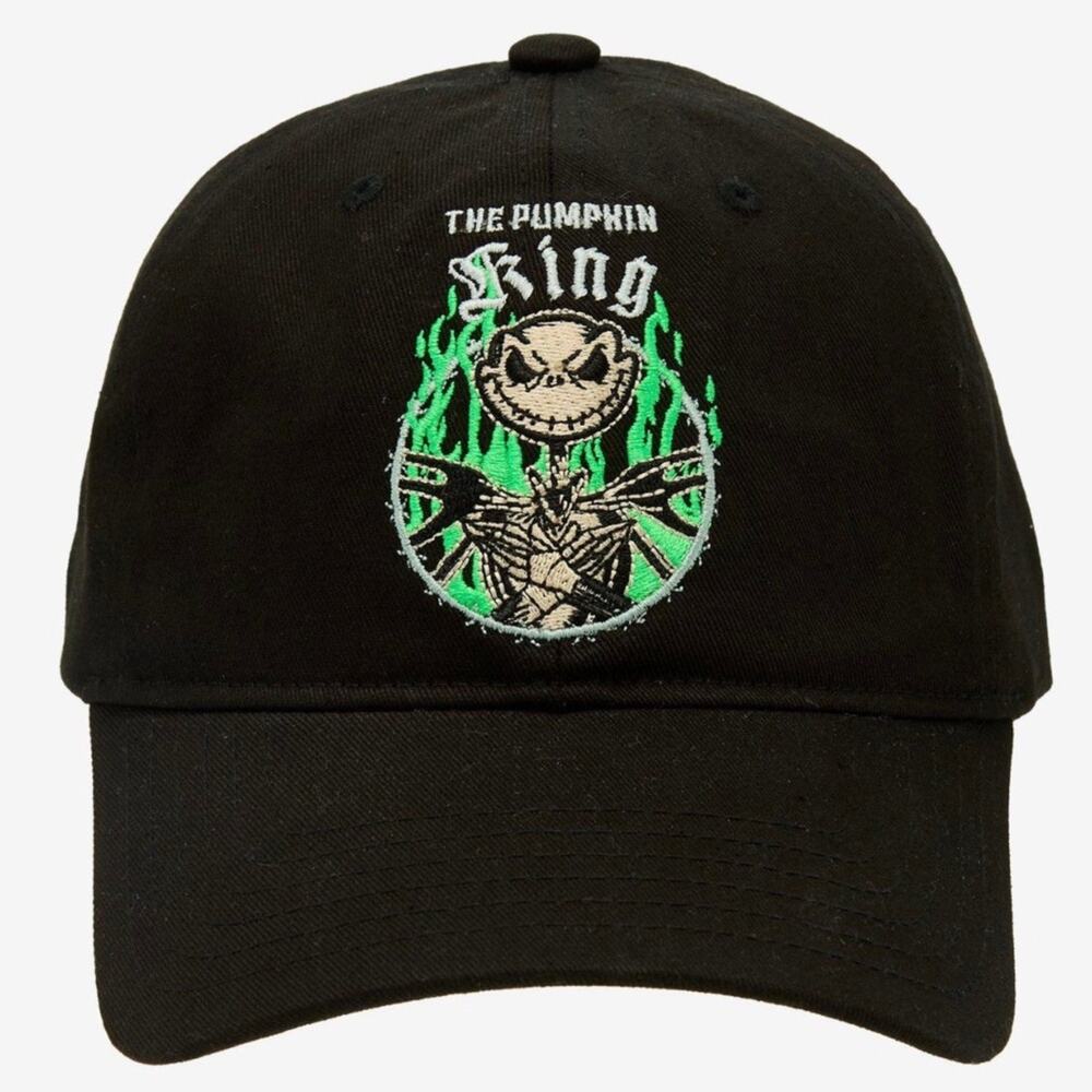 Disney Nightmare Before Christmas Jack Pumpkin King Ball Cap NWT